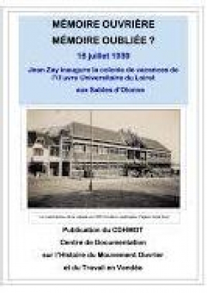 19 juillet 1939 Jean Zay inaugure la colonie de vacances de l’Œuvre universitaire du Loiret aux Sables d’Olonne