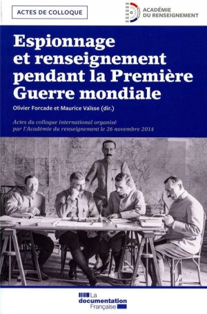 Espionnage et renseignement pendant la Première Guerre mondiale