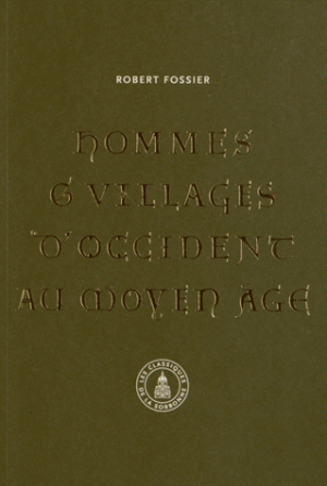 Hommes et villages d'occident au moyen age