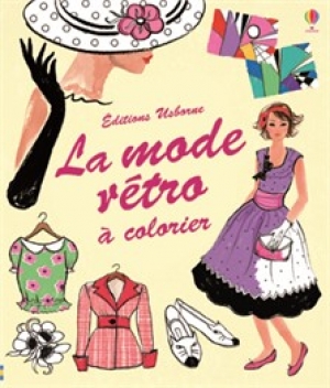 La mode rétro à colorier